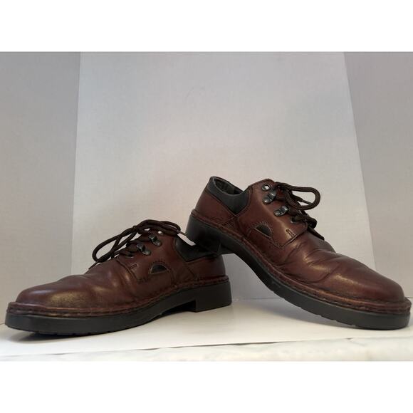 Mens Vintage 90s Brown Leather Josef Seibel “The European Comfort Shoe” Size 41 - Picture 2 of 11